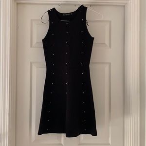 Black ZARA basic collection dress size S
